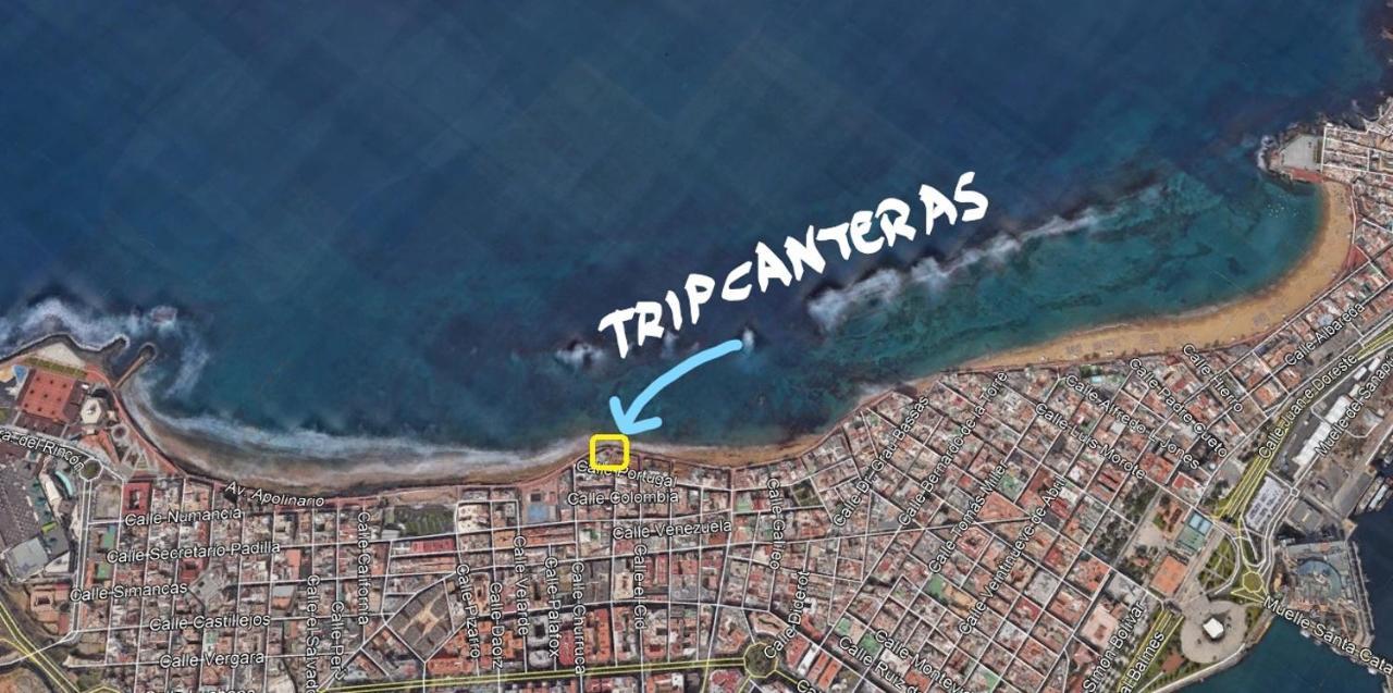 Trip Canteras, New Beach Apartment Лас Палмас де Гран Канария Екстериор снимка